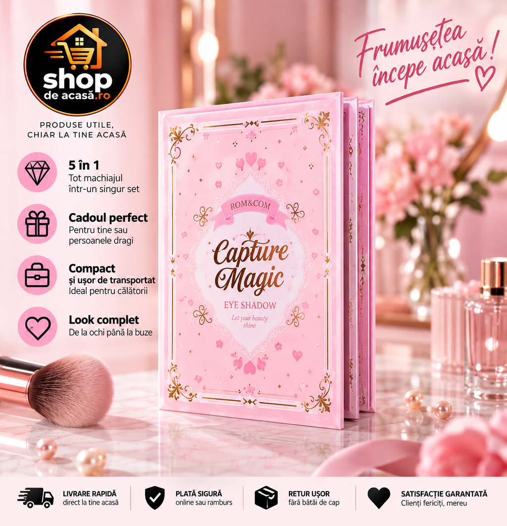 ROM&COM Capture Magic Eye Shadow - Set Machiaj 5 în 1