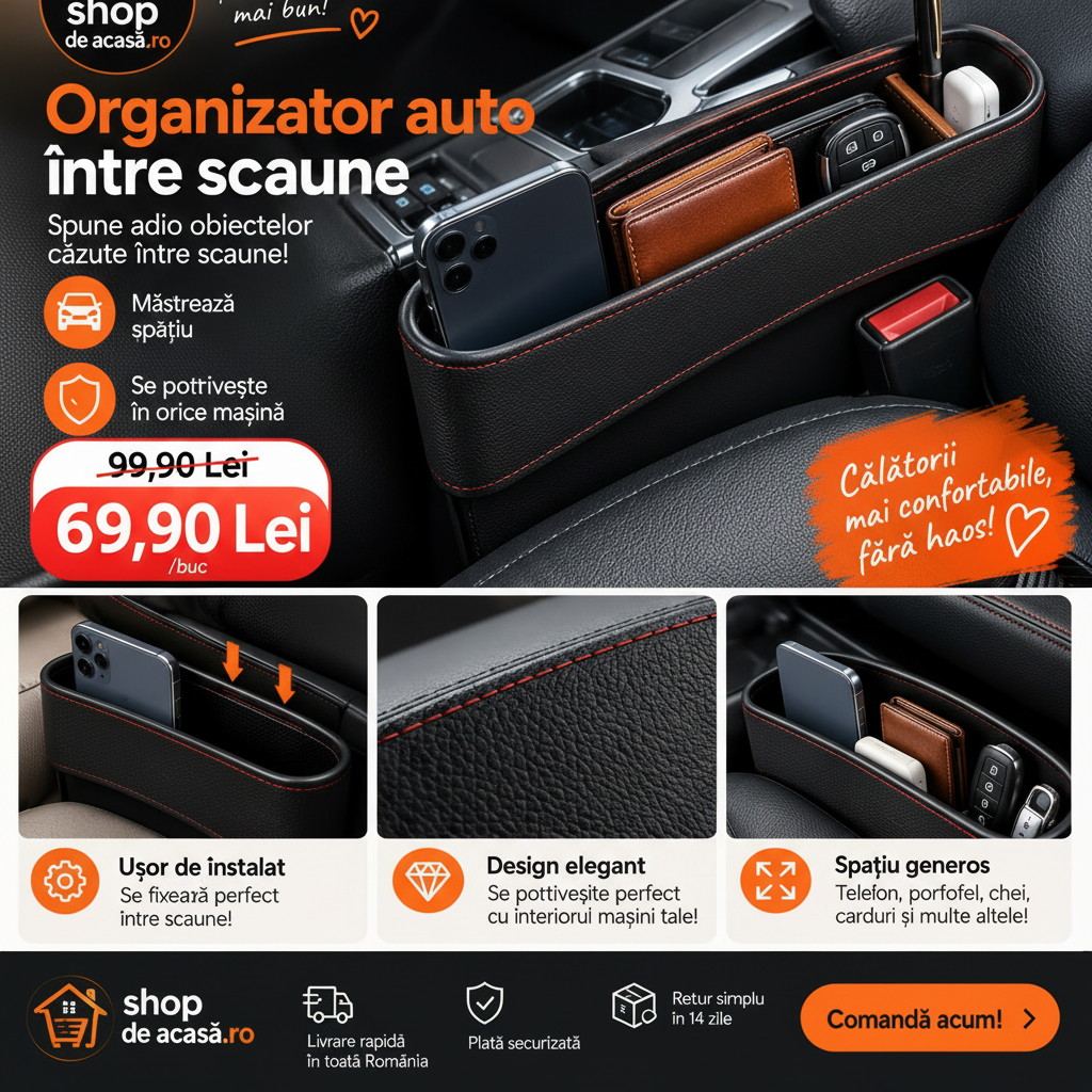 Organizator Auto între Scaune